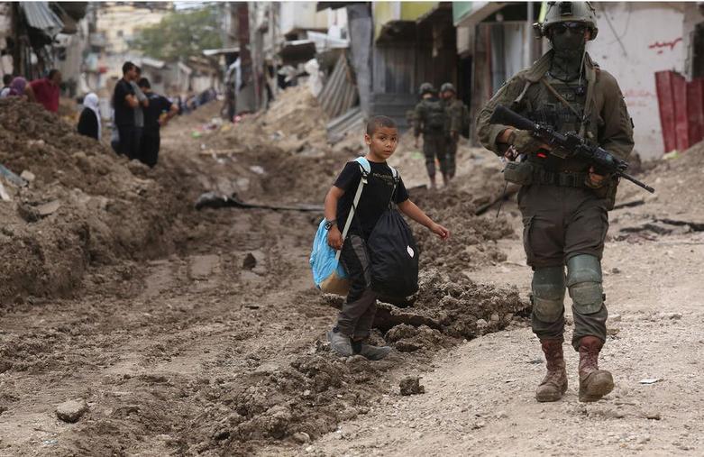 تخریب زیر ساخت های شهری فلسطینی ها از سوی ارتش اسرائیل