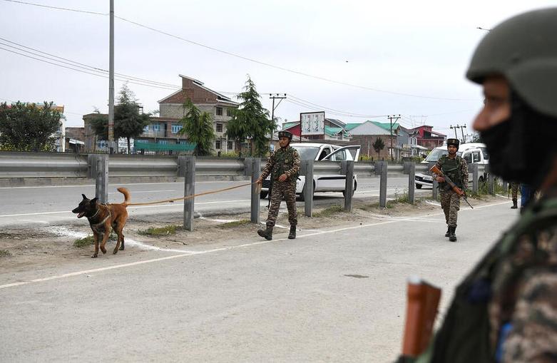 تشدید تدابیر امنیتی در شهر سرینگر 