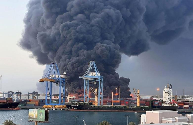 حمله پهپادی به بندر سودان