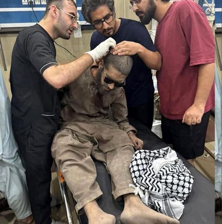 مداوای زخمی های حمله هوایی هندوستان