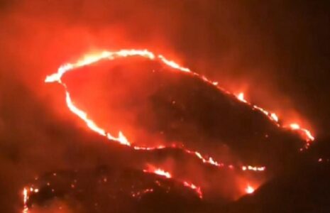 آتش‌سوزی جنوب غرب عربستان