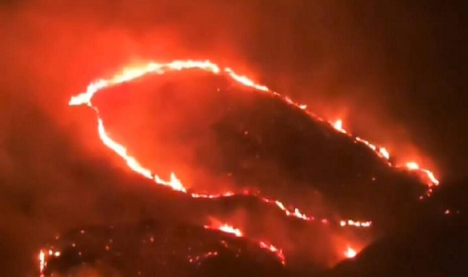 آتش‌سوزی جنوب غرب عربستان
