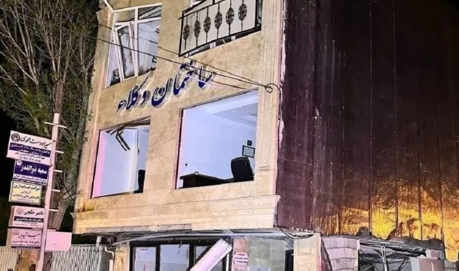 انفجار ساختمان وکلا