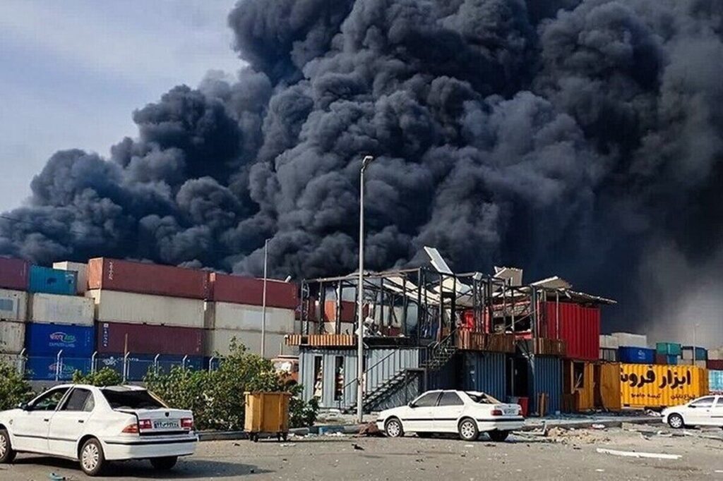 انفجار+بندر+شهیدرجایی