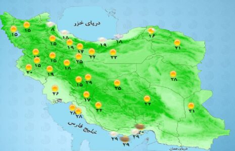 باد، رگبار و گرما؛ چهره متغیر آسمان ایران در شنبه بهاری