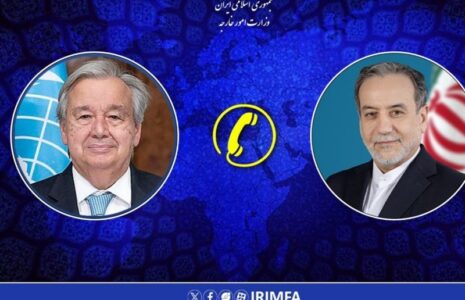 رایزنی عراقچی و دبیر کل سازمان ملل درباره مذاکرات عراقچی
