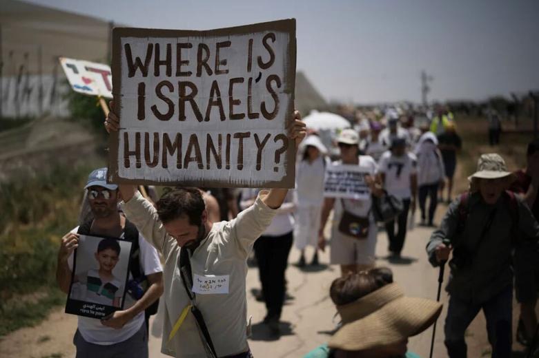 فعالان صلح طلب در اسرائیل در مرز غزه