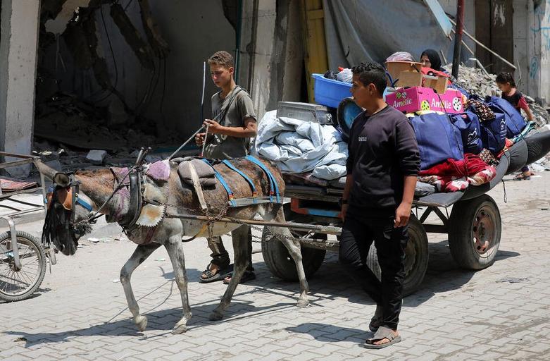 اردوگاه جبالیا در شمال نوار غزه