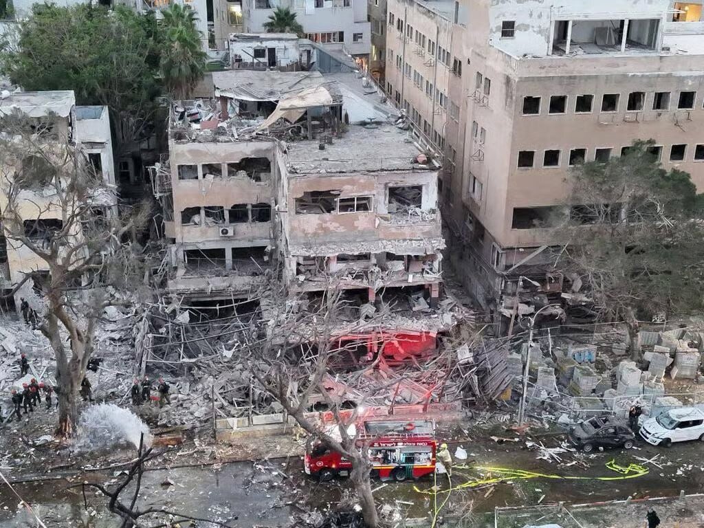 سرزمین‌های اشغالی پس‌از حمله موشکی ایران