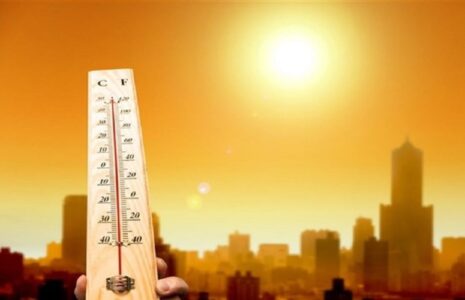 افزایش دما رگبار پراکنده