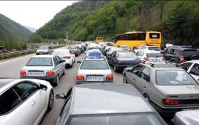 ترافیک سنگین چالوس و هراز