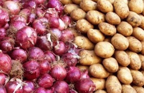 قیمت سیب زمینی و پیاز