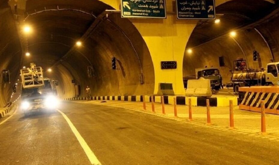 انسداد شبانه سه تونل پرتردد تهران به دلیل عملیات فنی