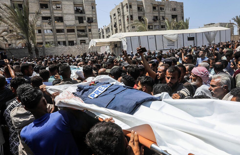 کشتار 5 خبرنگار دیگر فلسطینی از سوی اسرائیل