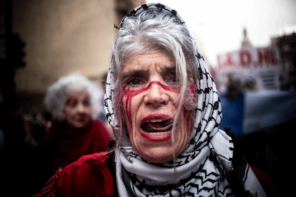 اجتماع هزاران نفری در حمایت از فلسطین
