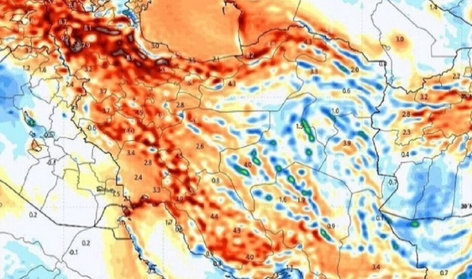 افزایش محسوس دمای هوا