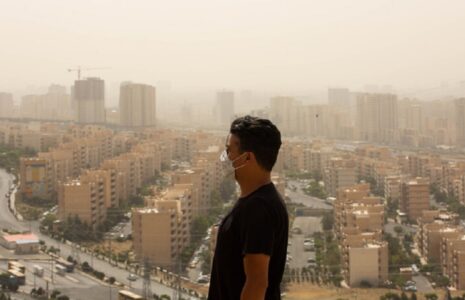 انتقال گرد و خاک از استان‌های همجوار به تهران