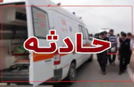 انحراف اتوبوس در شیراز با ۲۲ مصدوم انحراف اتوبوس