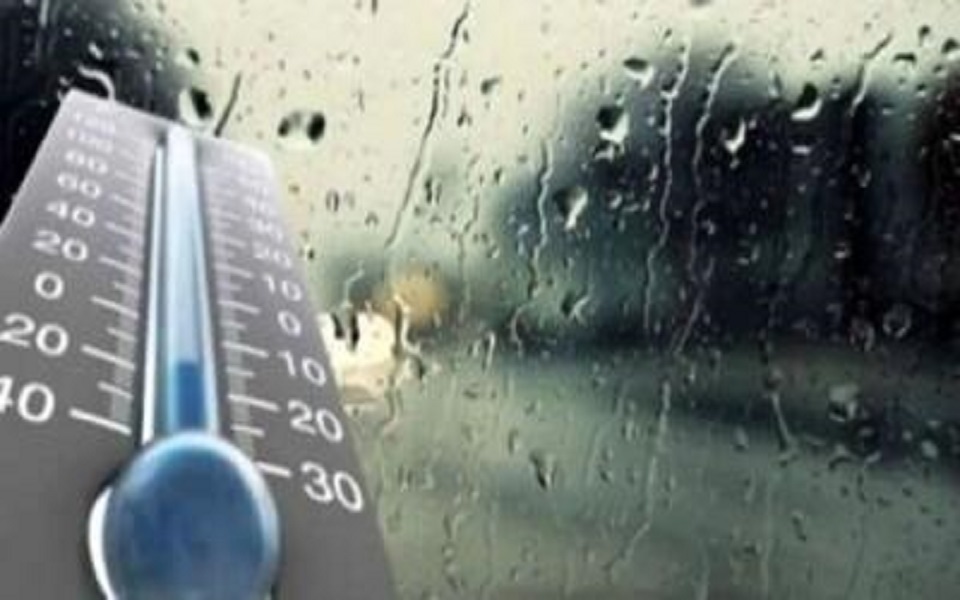 بارش‌های رگباری کاهش دما
