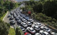 ترافیک سنگین جاده چالوس و آزادراه تهران شمال