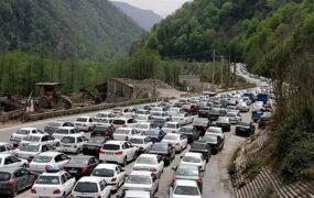 ترافیک سنگین آزادراه تهران–شمال