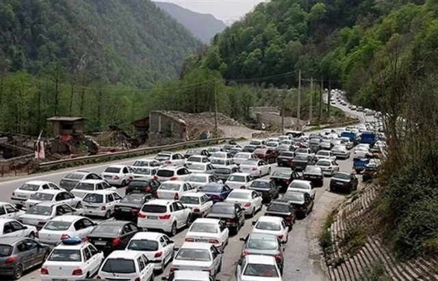 ترافیک سنگین آزادراه تهران–شمال