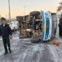 واژگونی مینی‌بوس