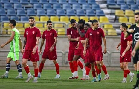 برد میلی متری پرسپولیس مقابل تیم دسته یکی پرسپولیس