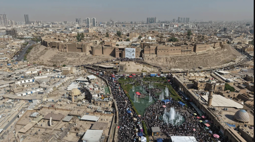 جشن میلاد پیامبر اسلام (ص) در شهر اربیل 