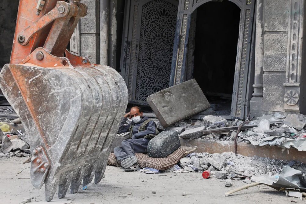 بمباران مناطق مسکونی شهر صنعا یمن