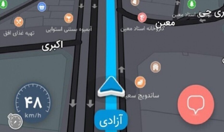 ترافیک تهران مسیریاب