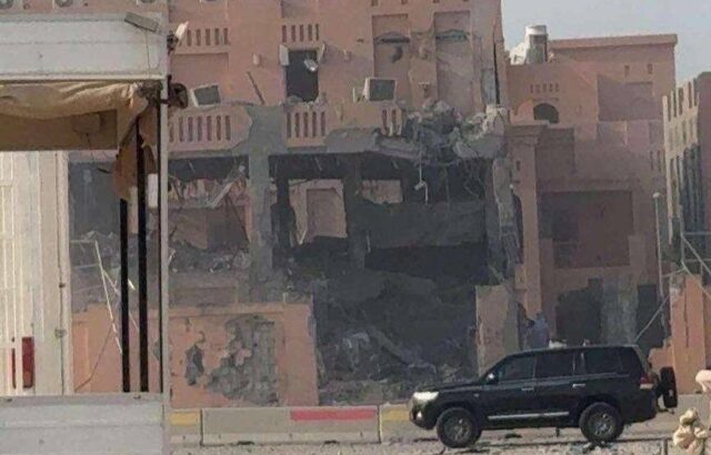 انفجار مقر حماس در دوجه