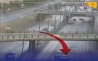 واژگونی پرایدبزرگراه خرازی
