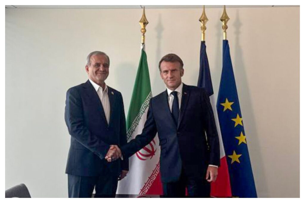 پزشکیان و مکرون