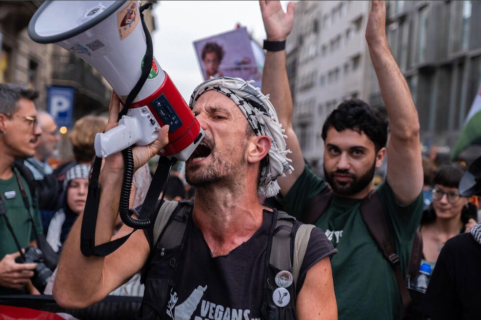 تظاهرات در حمایت از ناوگان "صمود"