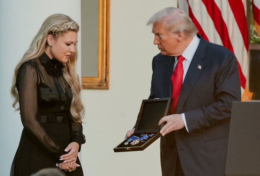 مراسم اعطای مدال آزادی آمریکا به "چارلی کرک"