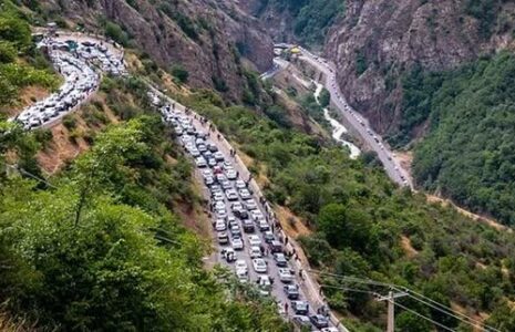 ترافیک سنگین در مسیرهای خروجی مازندران/ جادهها یک طرفه می شوند؟ ترافیک