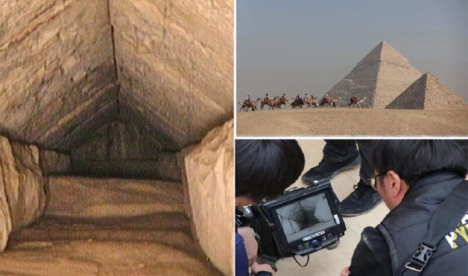 تصاویری دیده نشده از داخل اهرام ثلاثه مصر/ فیلم تصاویری دیده نشده از داخل اهرام ثلاثه مصر