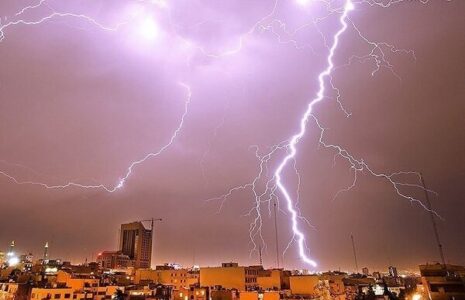 باران، رعدوبرق و طوفان در راه است! رعد و برق