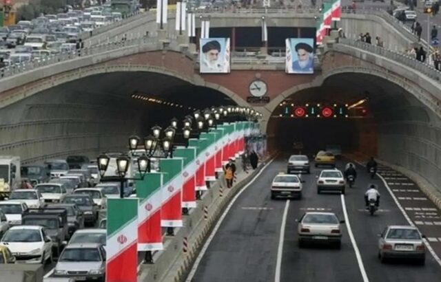 هر دو مسیر این تونل در تهران امشب مسدود است