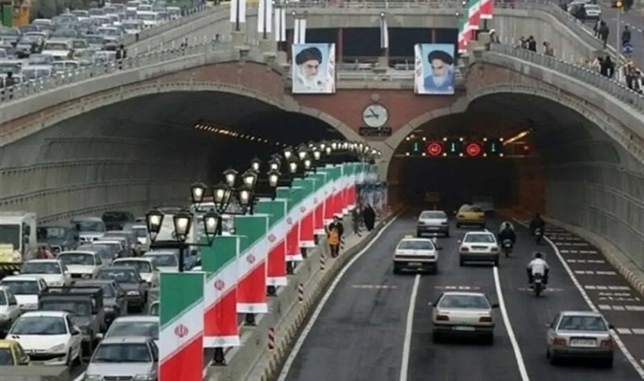 هر دو مسیر این تونل در تهران امشب مسدود است