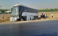واژگونی اتوبوس