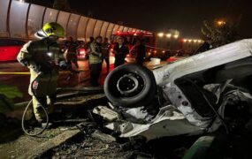 واژگونی مرگبار خودروی پژو ۲۰۶/ فیلم