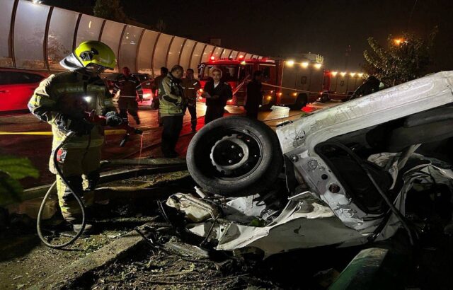 واژگونی مرگبار خودروی پژو ۲۰۶/ فیلم