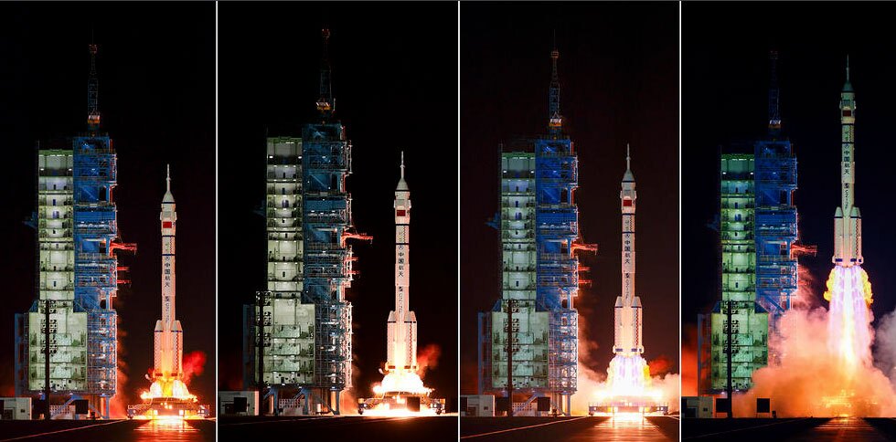 دیدنی های امروز؛ از جشن هالوین تا اعزام 3 فضانورد چینی به فضا اعزام 3 فضانورد چینی به ایستگاه فضایی بین المللی