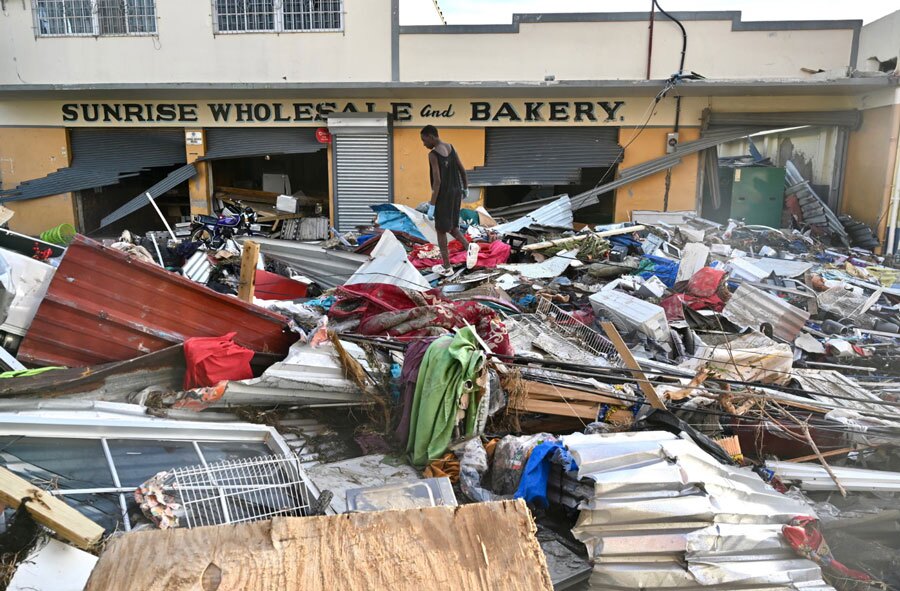 خسارات ناشی از توفان "ملیسا"