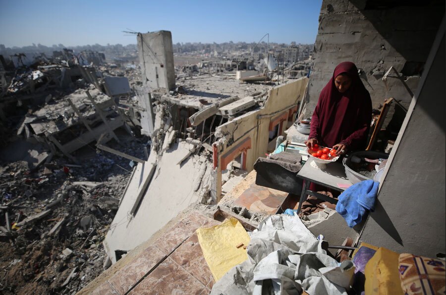 نبض زندگی در خرابه های غزه