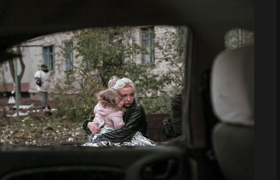 شهر جنگ زده زاپوروژیا اوکراین