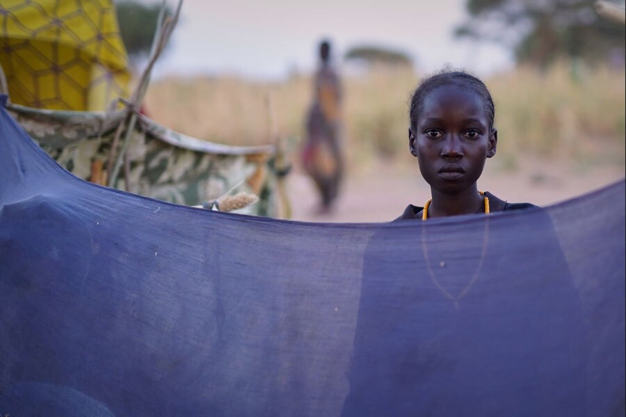 آوارگان گریخته از شهر جنگ زده "الفاشر" سودان