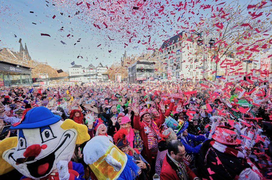 آغاز کارناوال سالانه شهر کلن آلمان